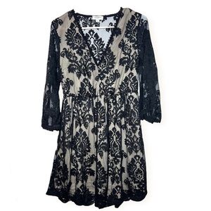 Umgee black lace dress